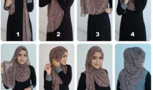 Tutorial Hijab Kerudung Pashmina Style 4